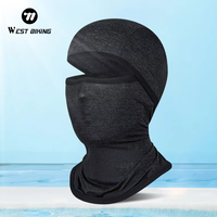 WEST Biking Summer Cycling Balaclava Ice Silk Sunproof Mask MTB Road Bike Fishing Sport Bandana Anti-UV Men Women Bicycle Cap