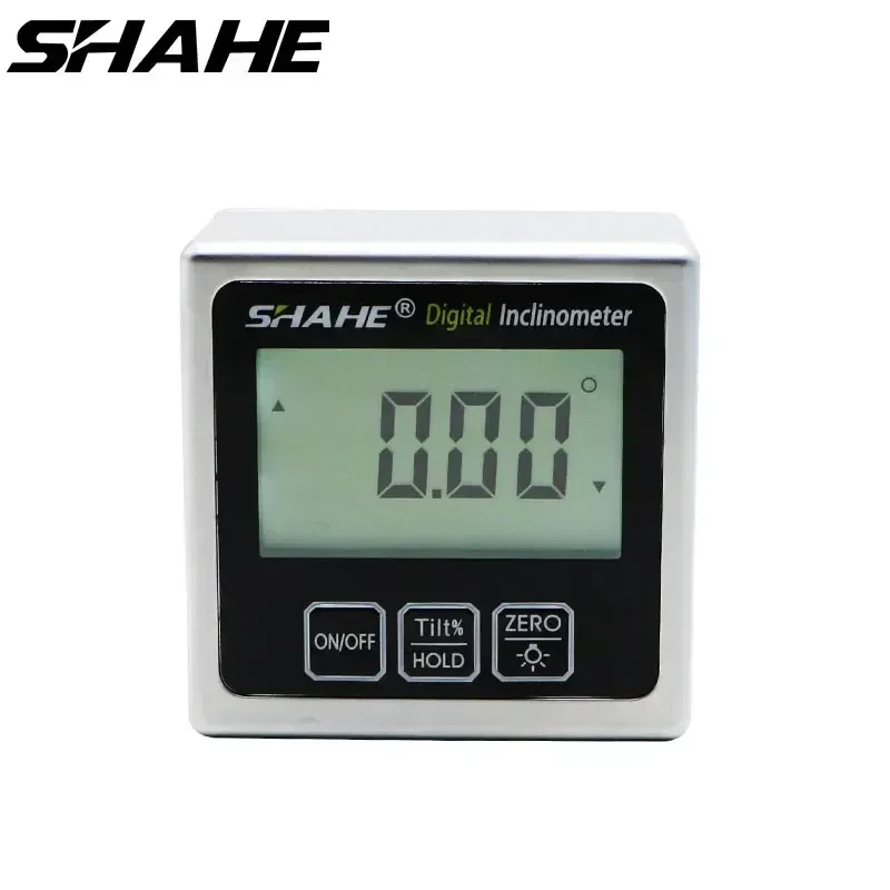 Shahe เครื่องวัดมุมโลหะดิจิตอลพร้อมแม่เหล็กด้านเดียว