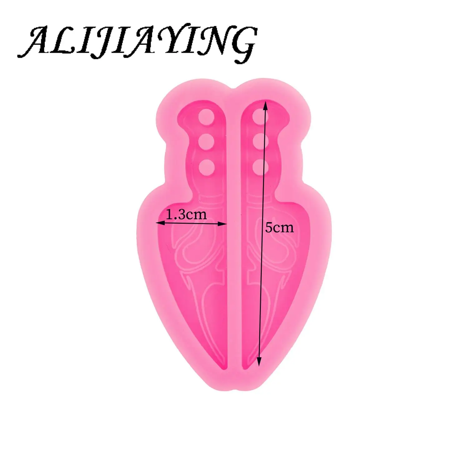 Glossy Knife Crafting Silicone Resin Earrings Mold Epoxy Art Diy, Chocolate Cake Molds DY1558