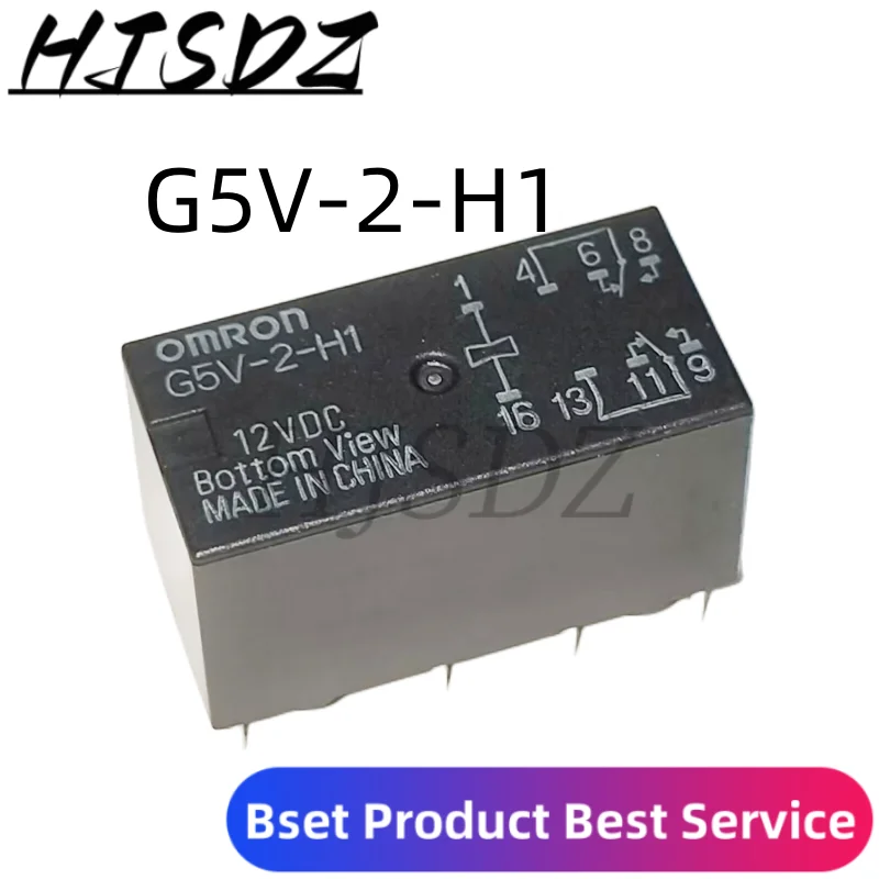 

Omron-relé original, G5V-2-H1-5V/12V/24V/48VDC, 5V/12V/24V/48DC 1A 8Pin, nuevo, 10 Uds.