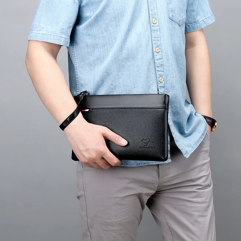 

Men's Clutch Wallet Men's Wallet Manufacturer In Stock Envelope Bag Letter Bag Briefcase Wholesale Cross-Border Trendy Handheld