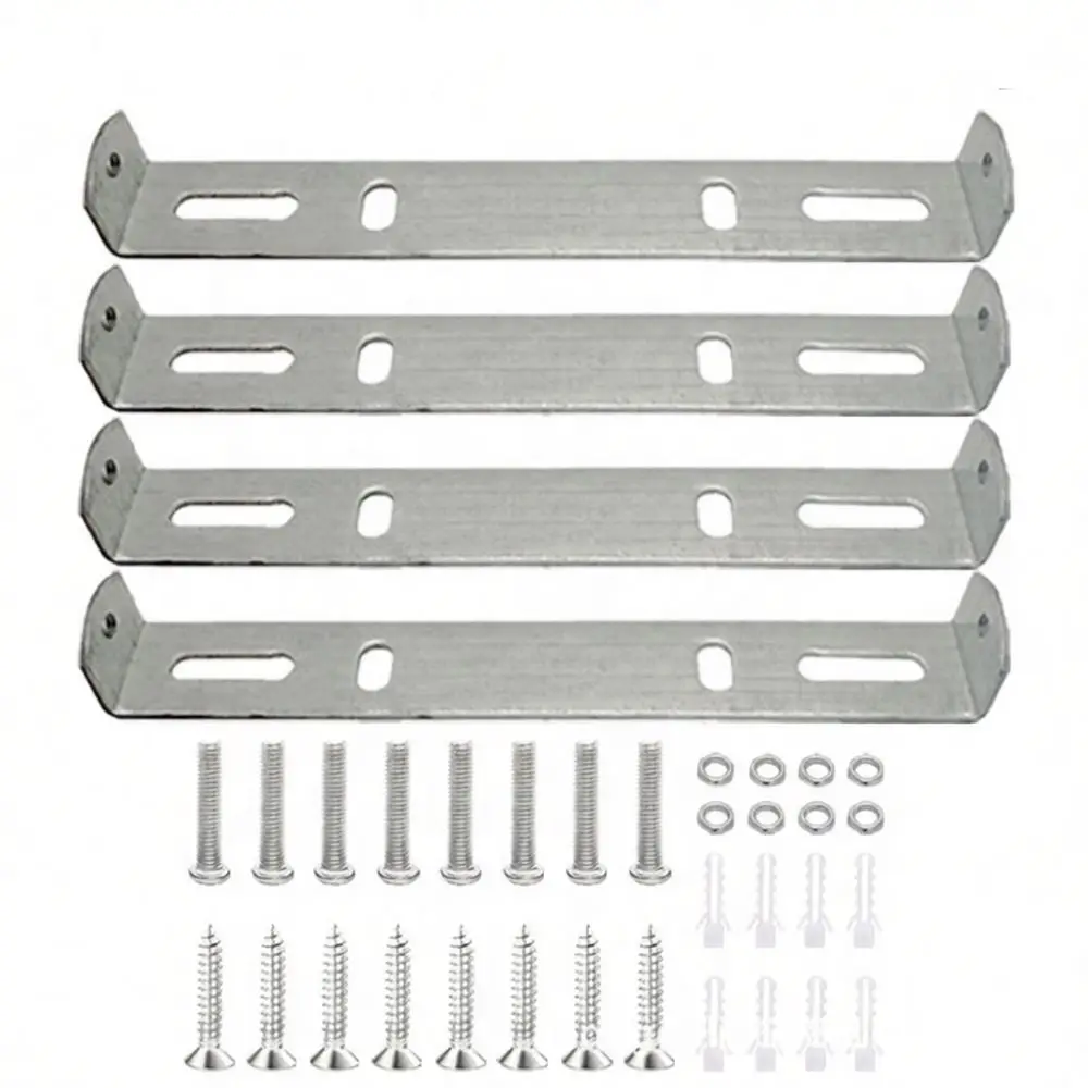 Versatile Half I Metal Bracket Strip Lighting Hardware Mounting Base Wall Shelf Fixing Structure Support Accessory
