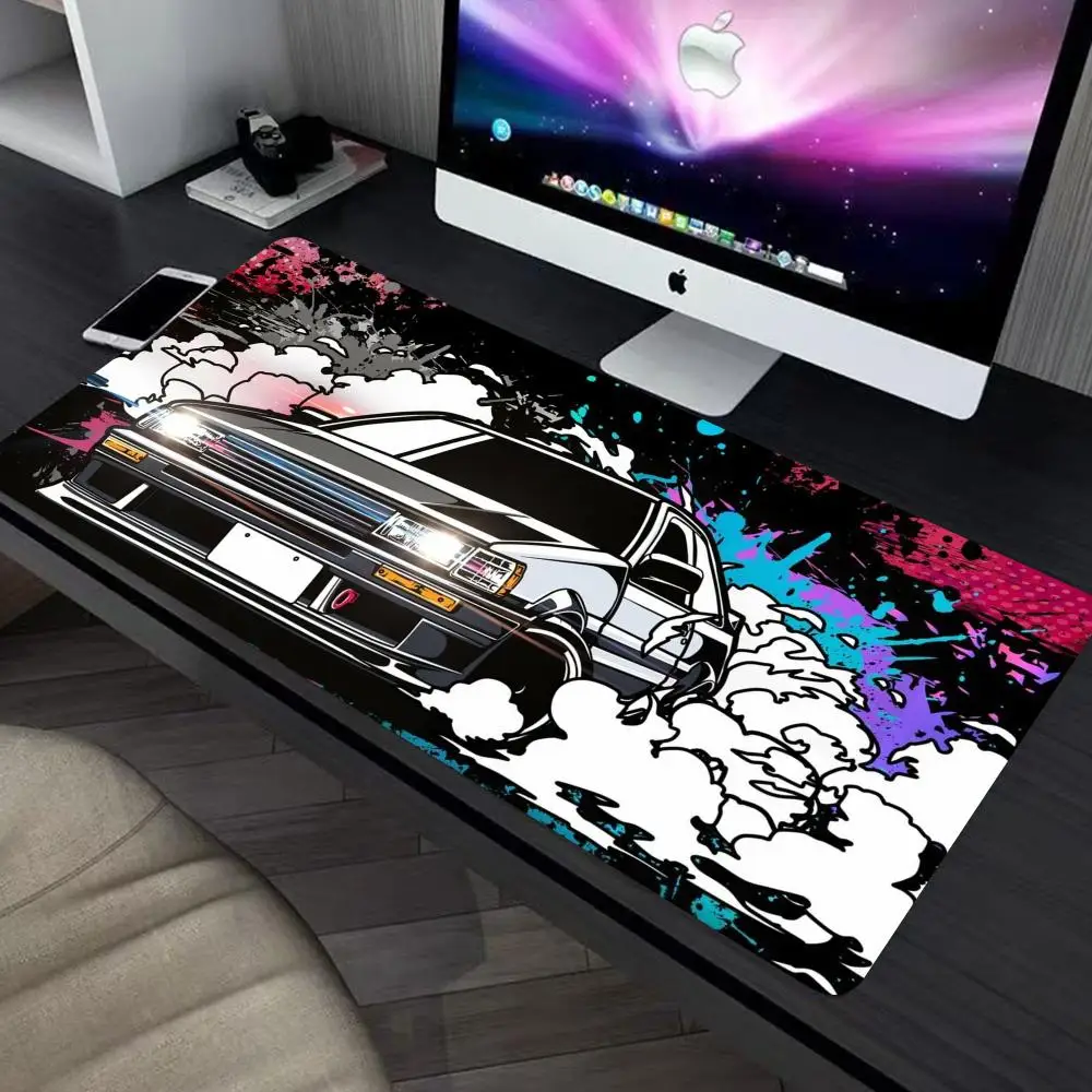 

Anime I-Initial D AE86 Mousepad Large Anti-Slip Mouse Pad Stitched Edges Mat Desk accessories XXL Gaming​ Keyboard Pad 900x400mm