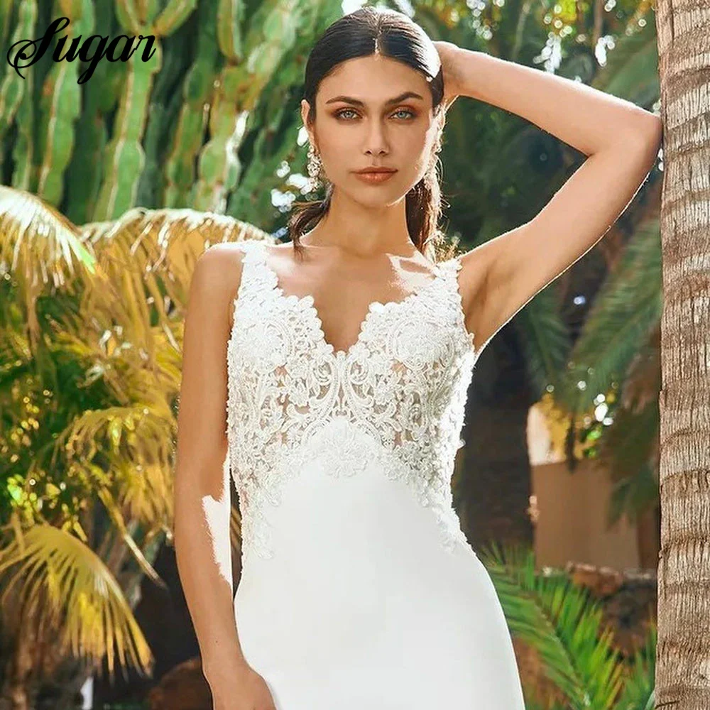 Vestido de noiva sereia dubai 2023 rendas apliques vestido de noiva feito sob encomenda vestido de casamento vestidos de noiva plus size suknia ślubna