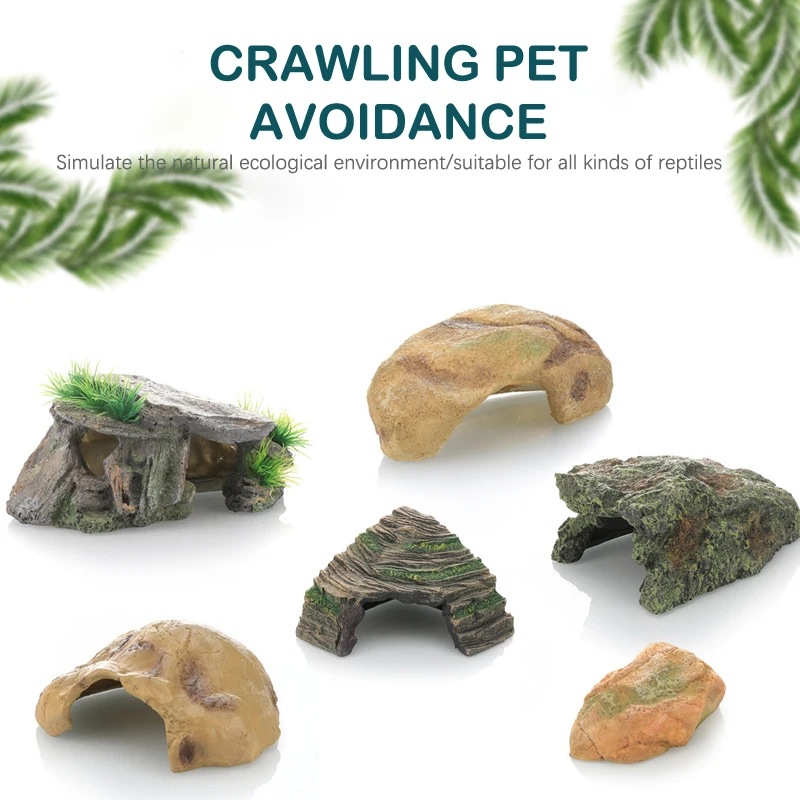 Climbing Pets Hideout Hideout Cave Climbing Platform Basking Platform Turtle Resin Decoration