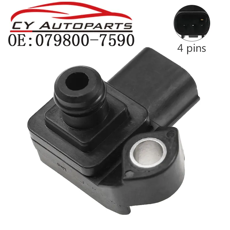 MAP Sensor Intake Air Pressure For Honda Accord Civic Fit HR-V HRV Odyssey Pilot Element 2.8 2.4 3.5 079800-7590 37830-RNA-A01