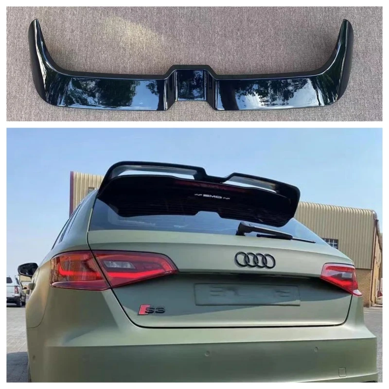 Oettinger Style Roof Spoiler For Audi A3 Hatchback 2014 - 2020 High Quality ABS Plastic Car Rear Trunk Roof Lip Spoiler