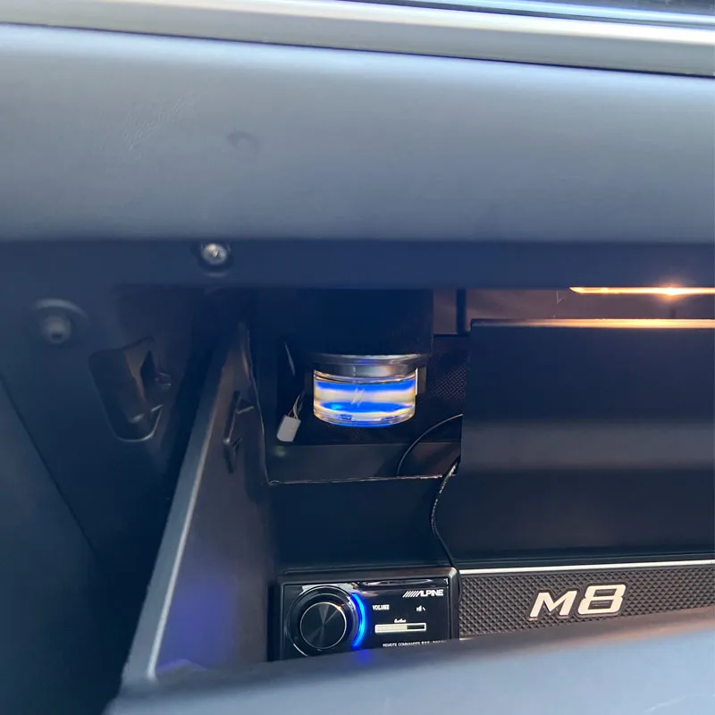Intelligent car fragrance system with plasma purification and air conditioning control version car air freshener fragrance