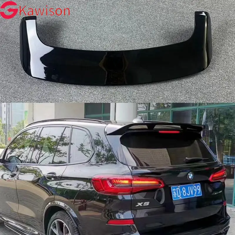 

For BMW X5 spoiler G05 spoiler 2016-2019 rear wing spoiler Paste Installation ABS Material Rear Roof Trunk Spoiler Primer Color