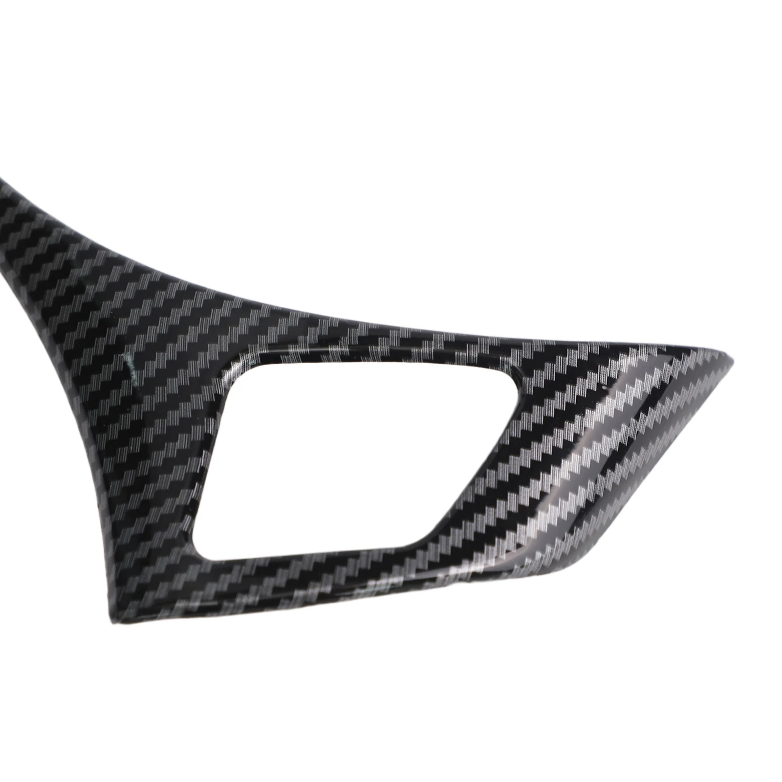 

Наклейка на отделку, чехол на руль, АБС-пластик, черное углеродное волокно, аксессуары для салона автомобиля, отличительное пылезащитное высокое качество