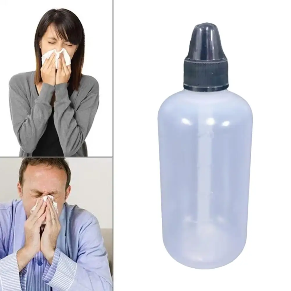 Nuovo 250ml detergente per il lavaggio del naso irrigatore nasale risciacquo bottiglia vaso bambini adulti allergici evitare Neti naso rinite Protector I9U1