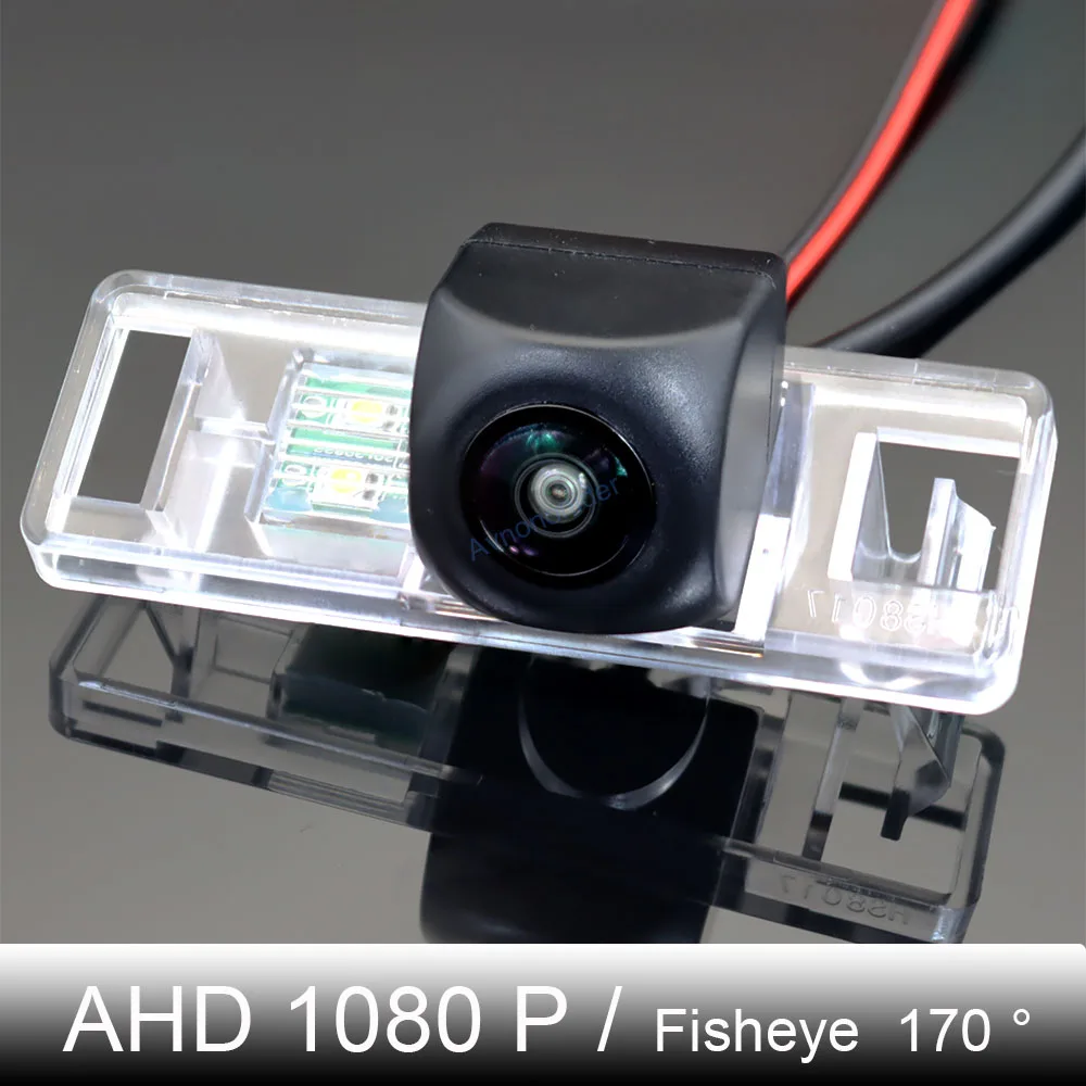 AHD 1080P FishEye Vehicle Rear View Backup Camera For Peugeot 106 207 208 301 307 308 406 407 408 508 607 807 HD Night Vision