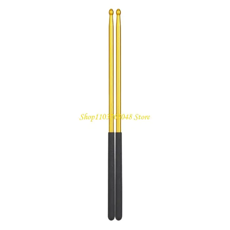 R53E Premium Aluminum Drumsticks Optimized Balance Nonslip Handle Clear Tone Generation for Drummers and Musicians