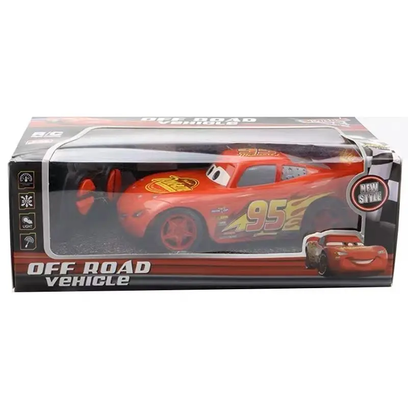 Disney Cars Lightning McQueen Jackson Storm Chick Hicks animazione cartoon telecomando modello di auto ornamenti giocattolo per bambini