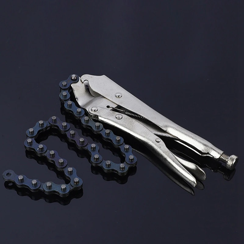 Promotion! Chain Pliers, Extended Multifunctional Industrial Grade 10-Inch Universal Chain Type Pipe Clamp Wrench