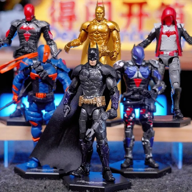 Batman Anime Hands-On Blind Box F5 Chino Starry Sky Round No Culture Dc Arkham Knight Assembly Toy Ornament Gift