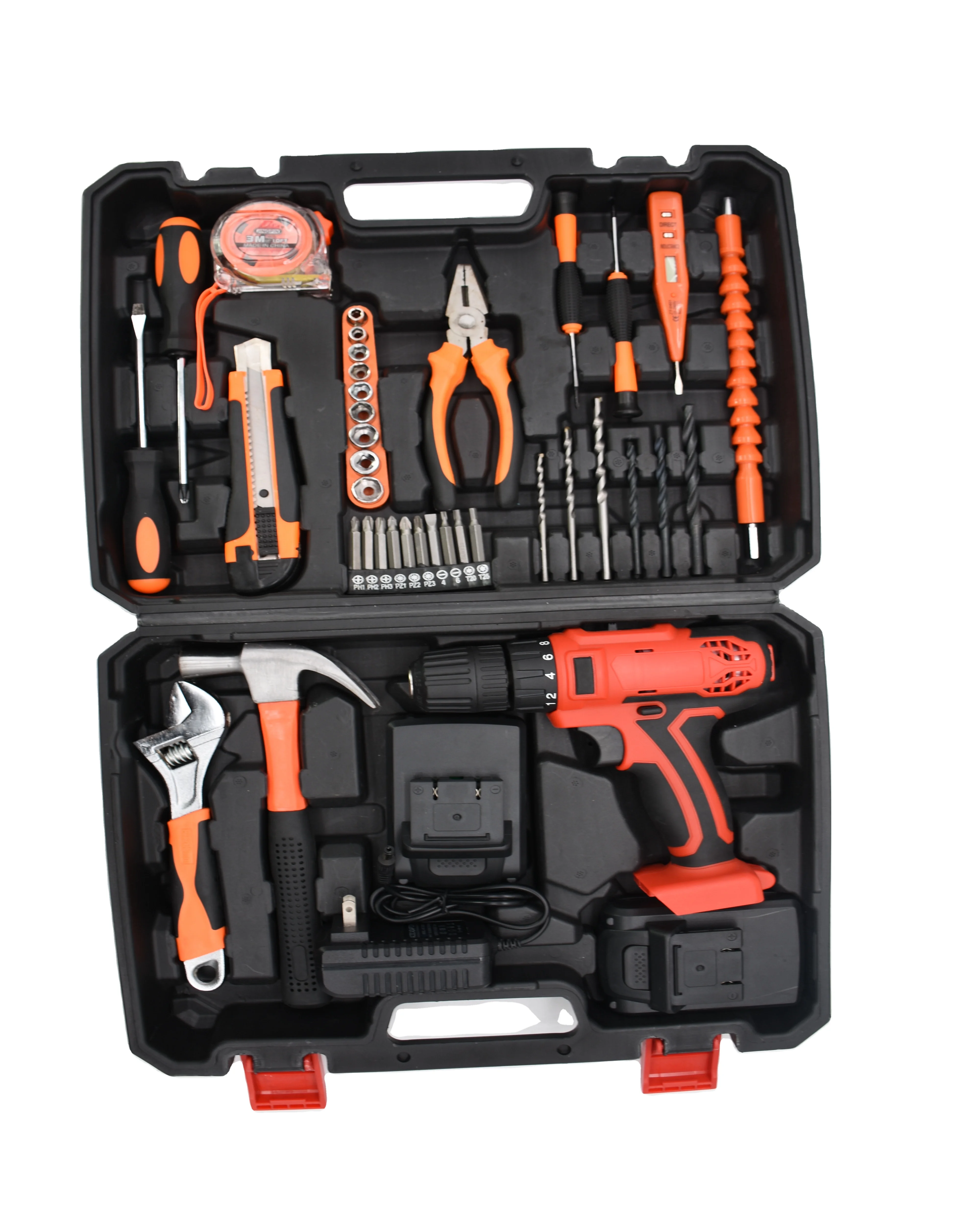 High Quality Multi-function Screwdriver Machine 38 Sets Driver Power Drill Herramientas Elctricas Power Drills Battery Alloy