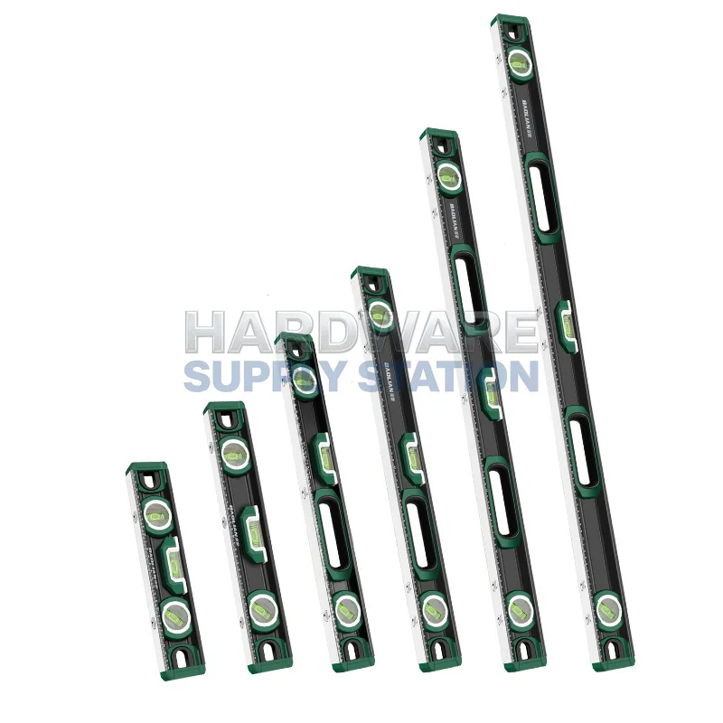 

Strong magnetic solid anti fall multifunctional ruler, cast aluminum level ruler, household high-precision level tool