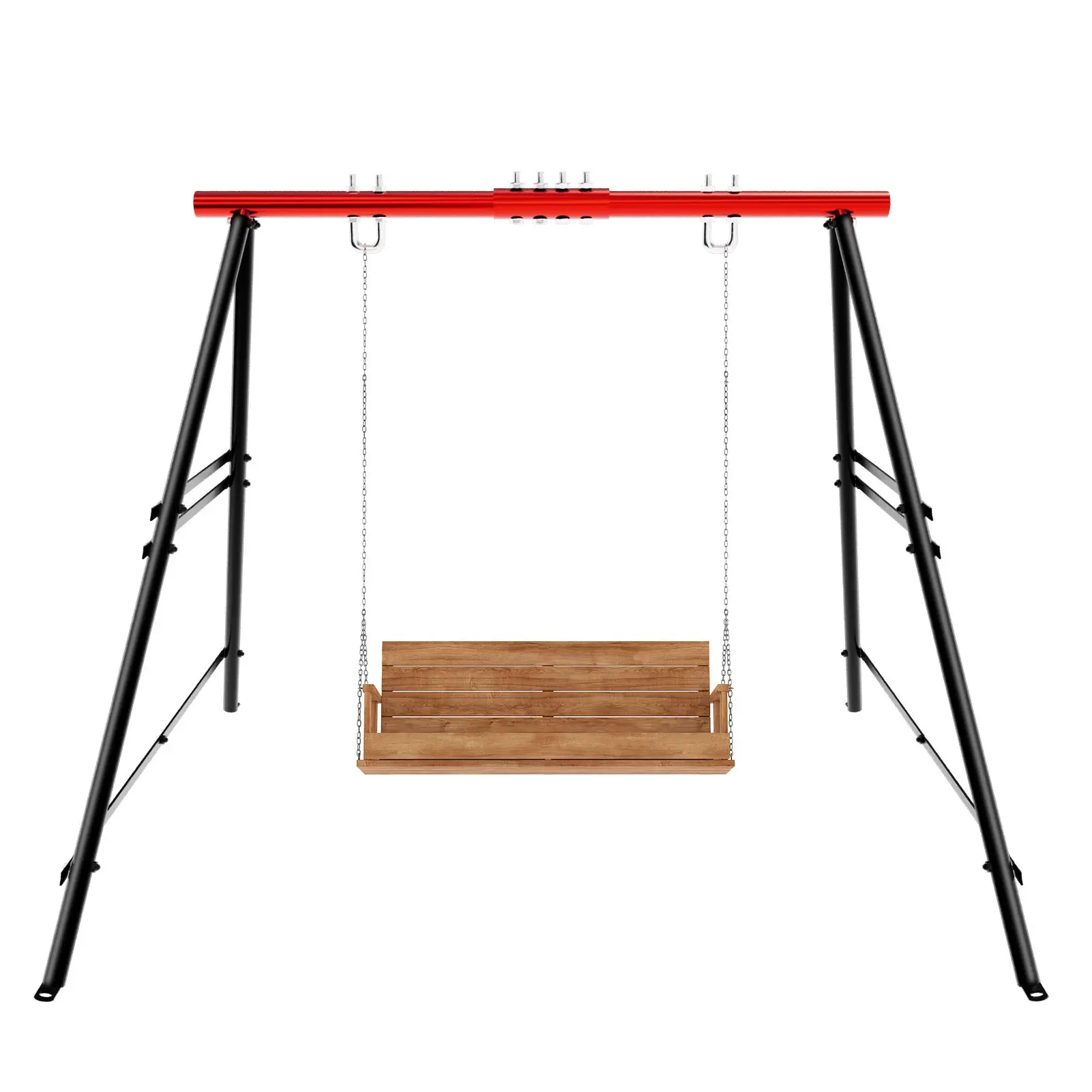 

Swing Sets for Backyard, Outdoor Porch Swings Frame, Hammock Chair Stand Only, Max Load 550Lbs A-Frame Swing Stand, Swing Set