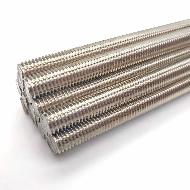 Full-size 304 Stainless Steel Fully Threaded Rods Bar Stud M2 M2.5 M3 M4 M5 M6 M8 M10 M12 M14 Length 16/20/25/30/40/45/50-500mm