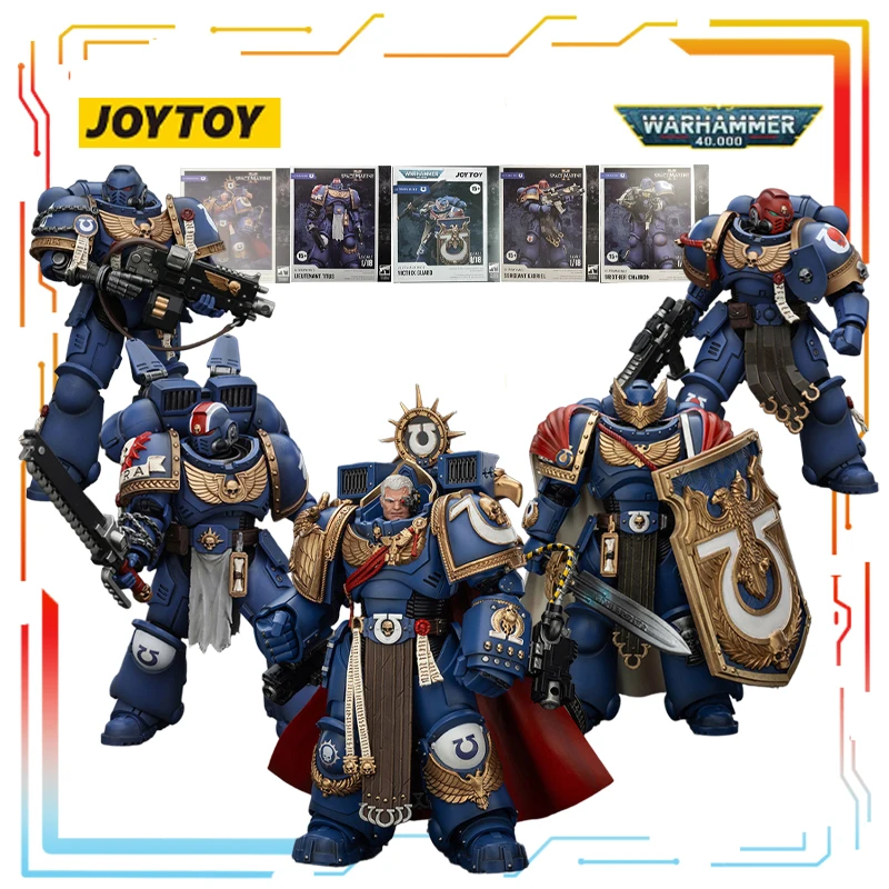 

JOYTOY Original Warhammer 40K 1/18 Scale Finished Mecha Is Movable Ultramarines Anime Action Figure Model Toys Model for Boys