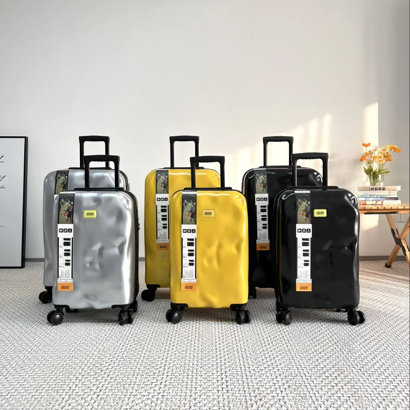 

Чемодан на колесиках с замком TSA, 20 дюймов, для мужчин и женщин, с вогнутыми и выпуклыми колесами, жесткий, для ручной клади