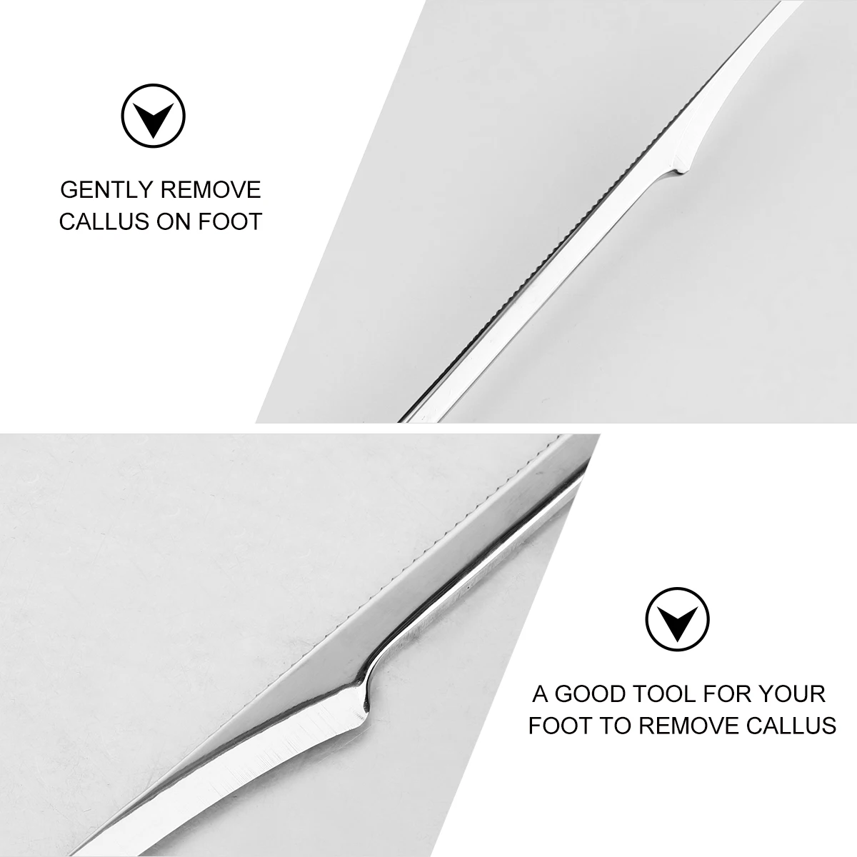 

3 Pcs Foot Dead Skin Scraper Pedicure Tool Callus Remover Tungsten Steel Shaver For Women Home Professional Use