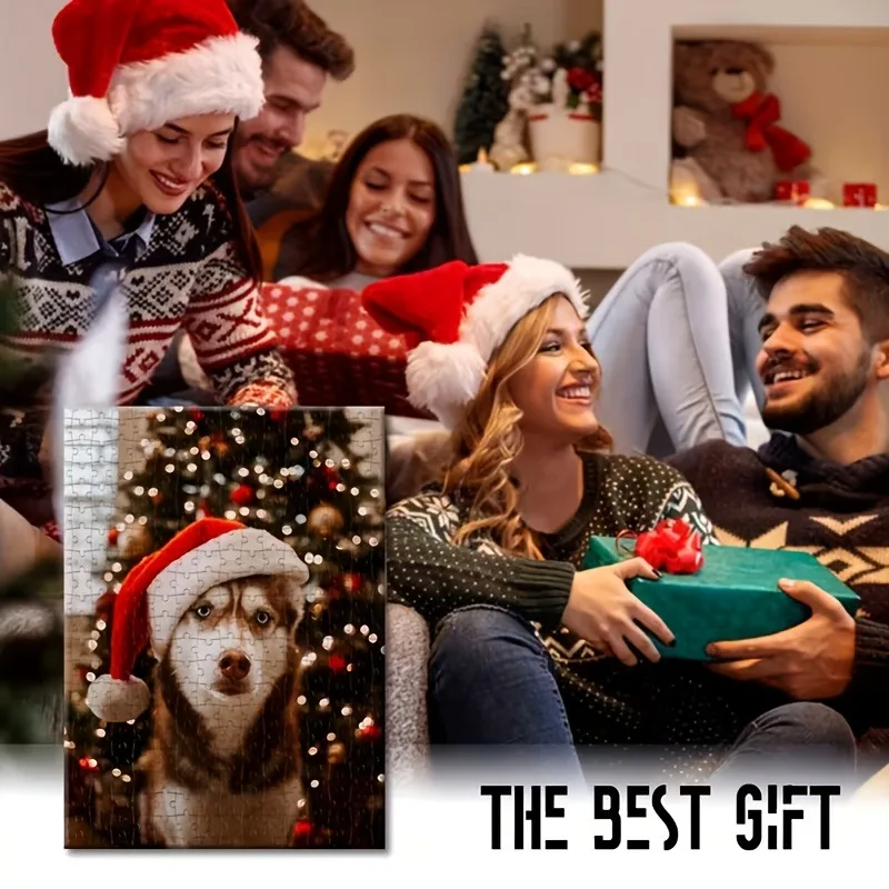 35/300/500/1000pcs Personalized Custom Photo Puzzle Family Photo Decoration Ornamental Exquisite Personalized Gifts For Weddings
