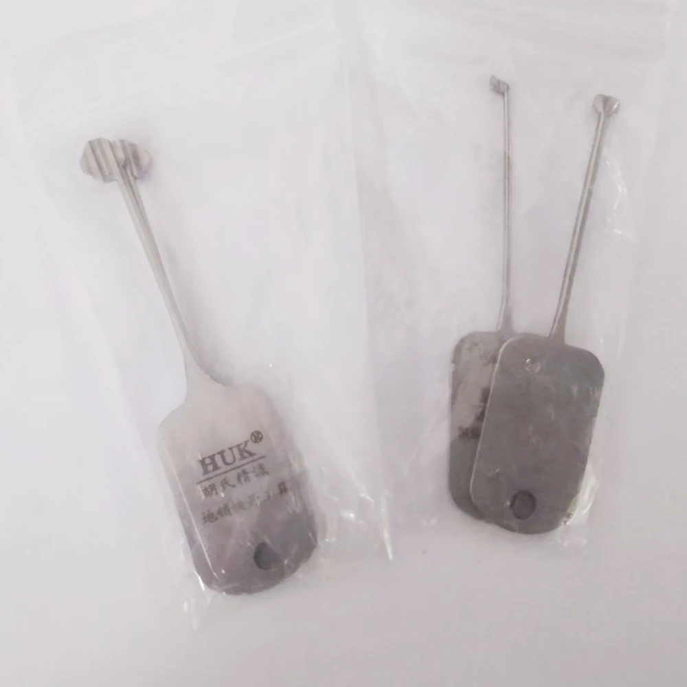 4pcs/lot Lock Opener Tool HUK OUTRUNNER 2IN1 Locksmith SET Practice Locksmith Repair Tools