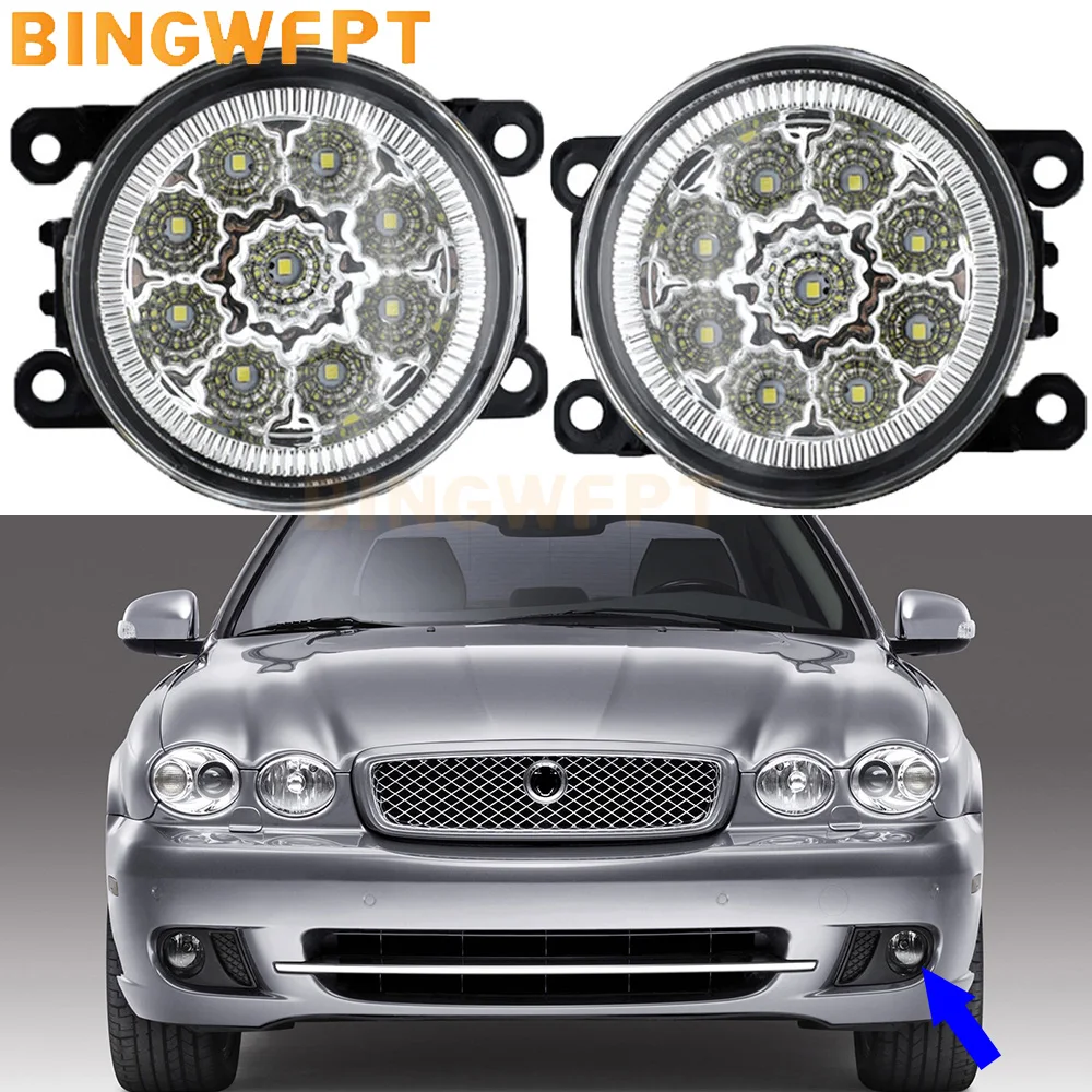 

NEW Fog Lights LED Fog Light Headlight for Jaguar X-Type X400 2002-2008 Led Fog Lights H11 H8 Replacement SMT Fog Head Lamp