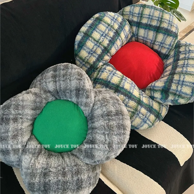 MOMO Retro Flower Futon Cushion Sofa Floor Collapse Cushion Floating Window Living Room Bedroom Household Lazy Cushion