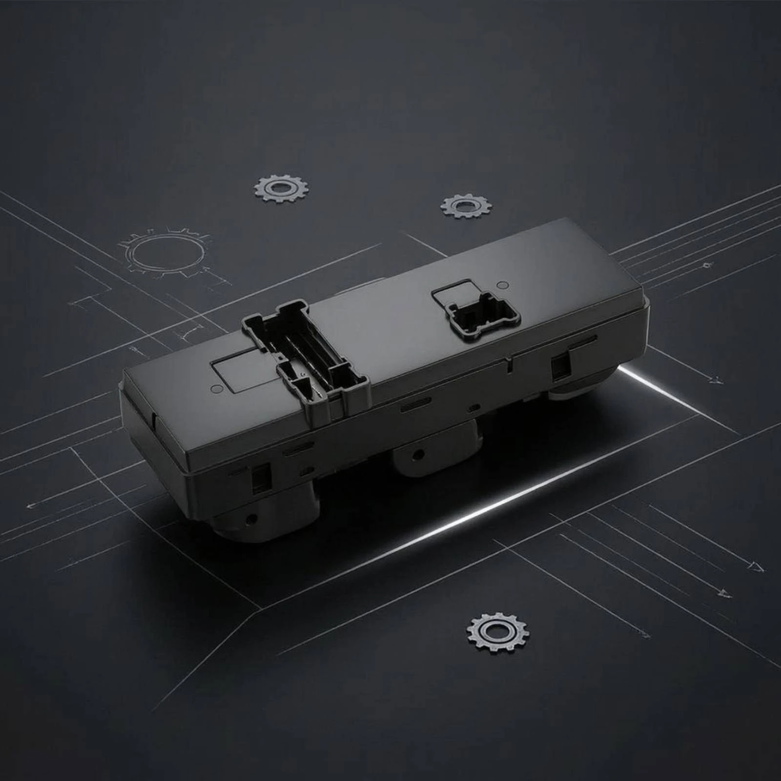 

Window Master Switch 16+3-Pin Connector Car Door Window Switch Vehicle Part Rocker Buttons Black