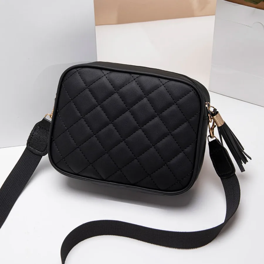 Lingge-Sac pour appareil photo à chaîne pour femme, petit sac à la mode, sacoche pour téléphone simple et confortable, littérature