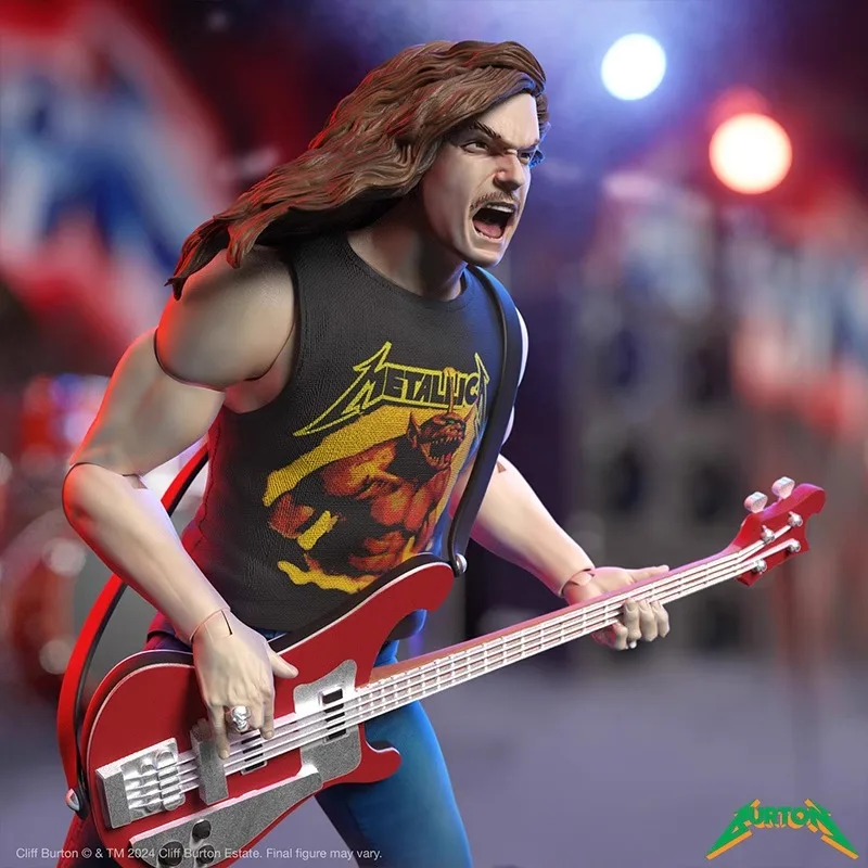 Collezione di figurine di grandi dimensioni della serie Heavy Metal Band Ultimate Edition Cliff Burton 2