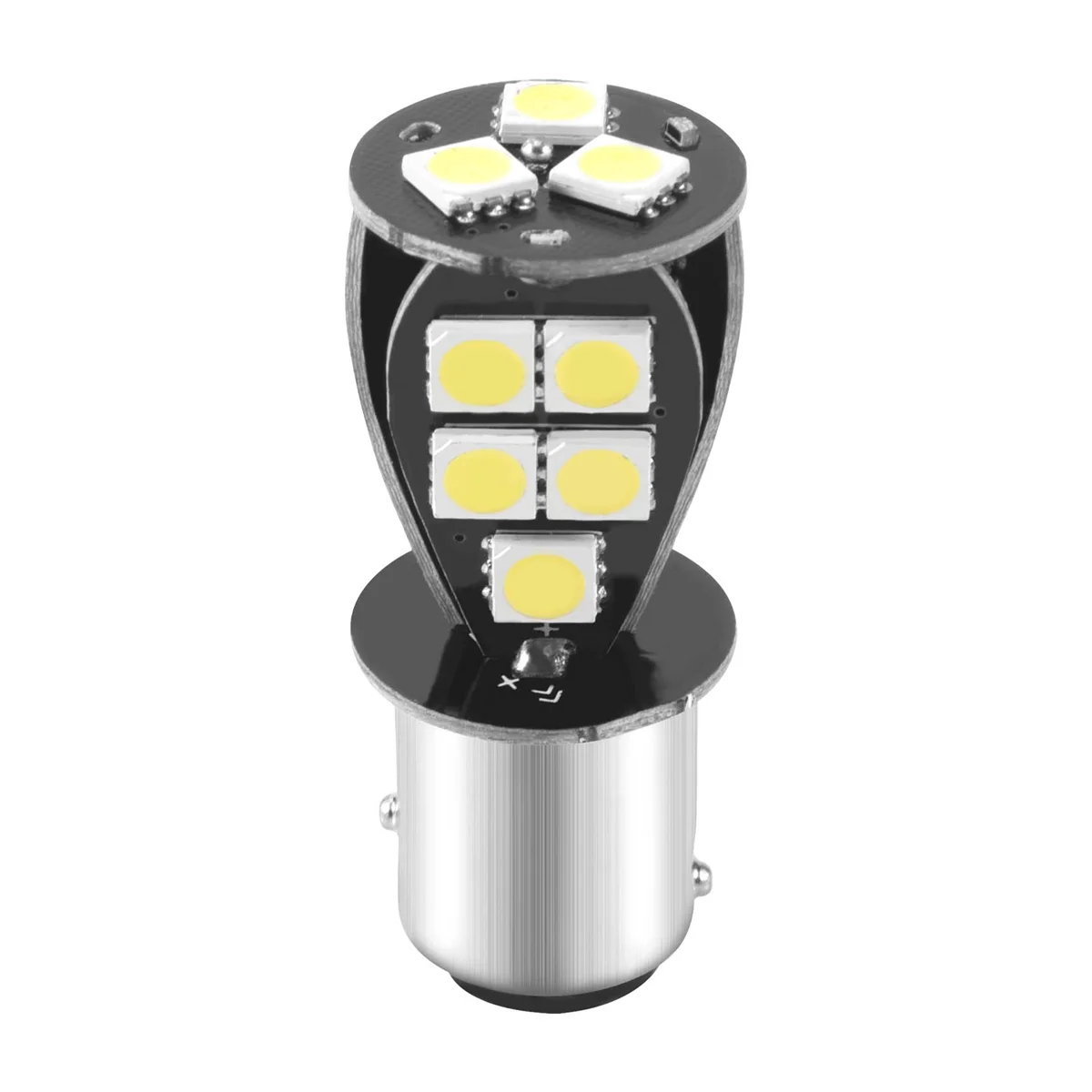 1157 P21W BAY15D 5050 18 SMD LED, Ampoule de enquêter Stop et de Frein Arrière Blanc