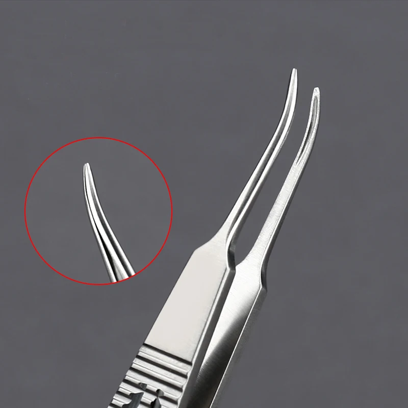 FUE Hair Transplant Extraction Forceps Hollow Band Horizontal Pattern Hair Extraction Forceps Eyebrow Extraction Forceps Tool Ha