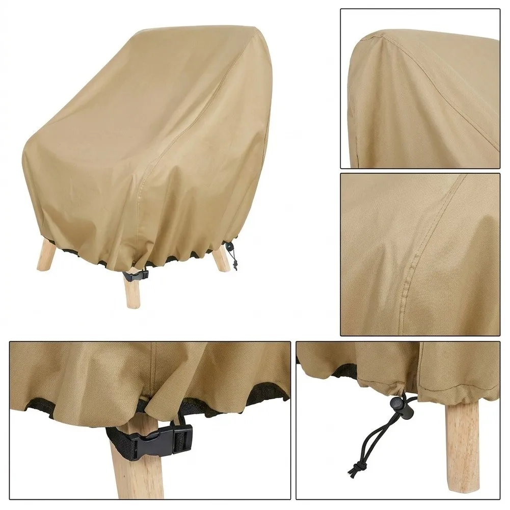 Waterproof Patio Chair Cover Outdoor Lounge Deep Seat Single Lawn Chair Cover Fits Up To 35W X 35D X 34H Inches Furniture Covers