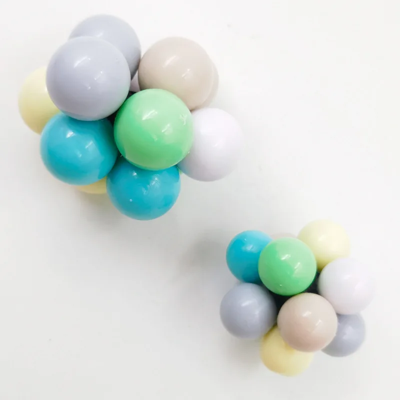 Macaron rolando átomo inquietação criança sensorial autismo presente adulto mão esportes massagem bola arco-íris cor átomo contas versáteis