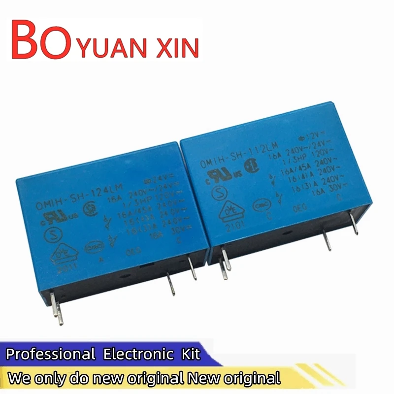

New original Home appliance relays OMIH-SH-112LM OMIH-SH-124LM relay 12V 24V 4-pin 16A