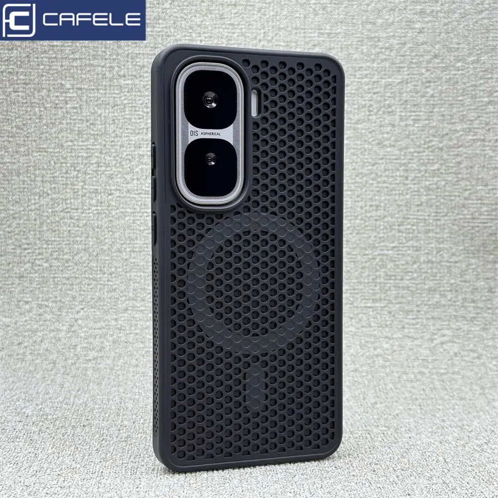 For Vivo iQOO Neo 10 Pro Case MagSafe Honeycomb Heat Dissipation Breathable Magnetic Back Cover For Vivo iQOO Neo 10 Pro Shell
