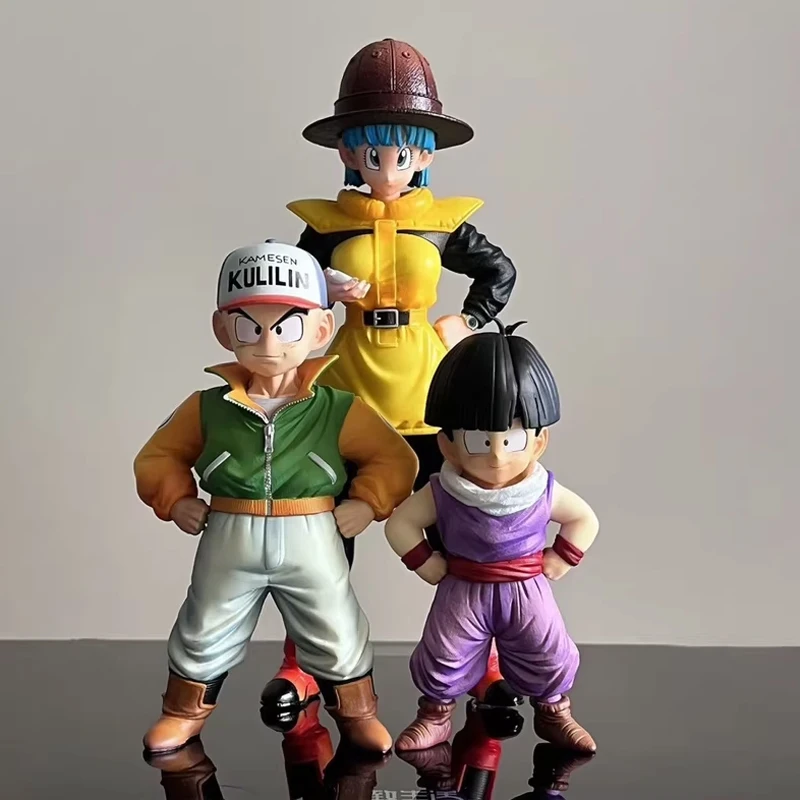 

Anime Dragon Ball Z Namek Krillin Son Gohan Bulma Figures PVC Statue Model Statue Decoration Collection Gift Toys