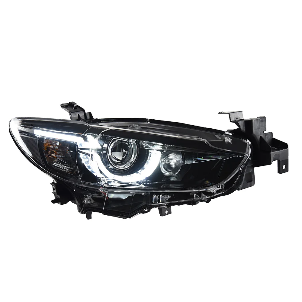 

Car Styling Head Lamp forMazda 6 2013-2017 Headlight Projector Lens Dynamic Signal Drl Automotive Accessories