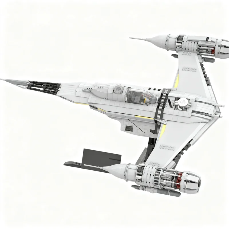 

New 2281Pcs Famous Star Battle Movie Moc N-1 Jet Starfighter Modle Diy Creative Ideas Childs Toys Birthday Gifts Custom Puzzle