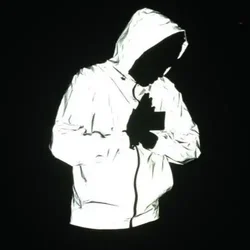 spring and autumn Reflective Jacket Men's Waterproof Cycling Motorcycle Night Safe Coat Hoodie