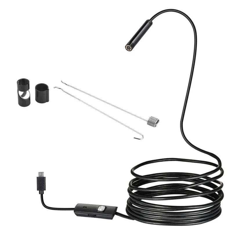 

3-in-1 USB Endoscope for Android – Waterproof Borescope with Adjustable LED Light