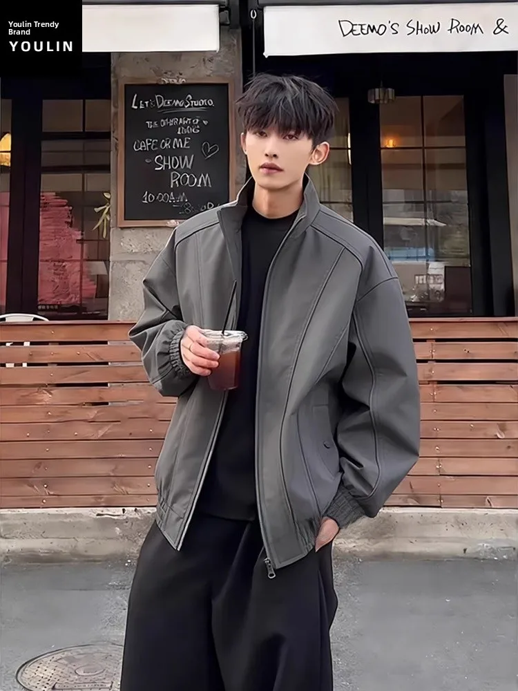 

Мужская ветровка Deep ey Deconstructed Flight Jaet, осенне-зимняя, модная, стильная, в американском стиле, рабочая одежда, с воротником-стойкой