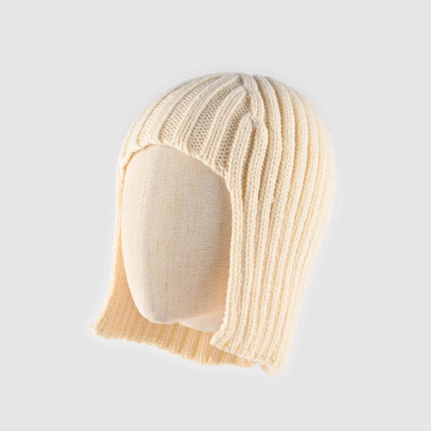 Hot Girl Perücke Strickmütze für Damen, warmer Gehörschutz für Herbst und Winter, Kopfbedeckung, modische Wollmütze im Einkaufsstil – Detail 30