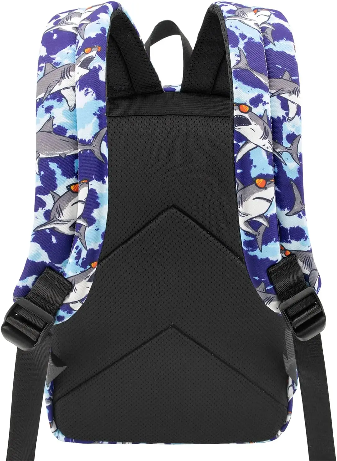 حقيبة كتب القرش للمدرسة الابتدائية والثانوية والكلية وحقائب كتب مضادة للماء للكمبيوتر المحمول وحقيبة ظهر للسفر