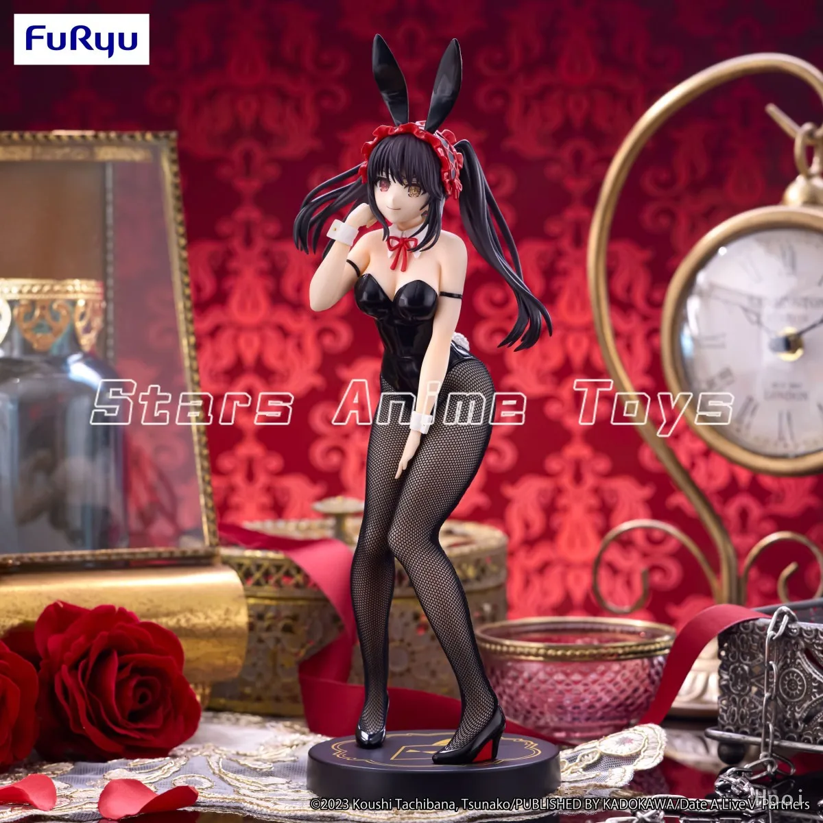 Originele FuRyu BiCute Bunnies Figuur DATUM ALIVE IV Kurumi Tokisaki Speelgoed Animatie Figuur Geschenken Collectie