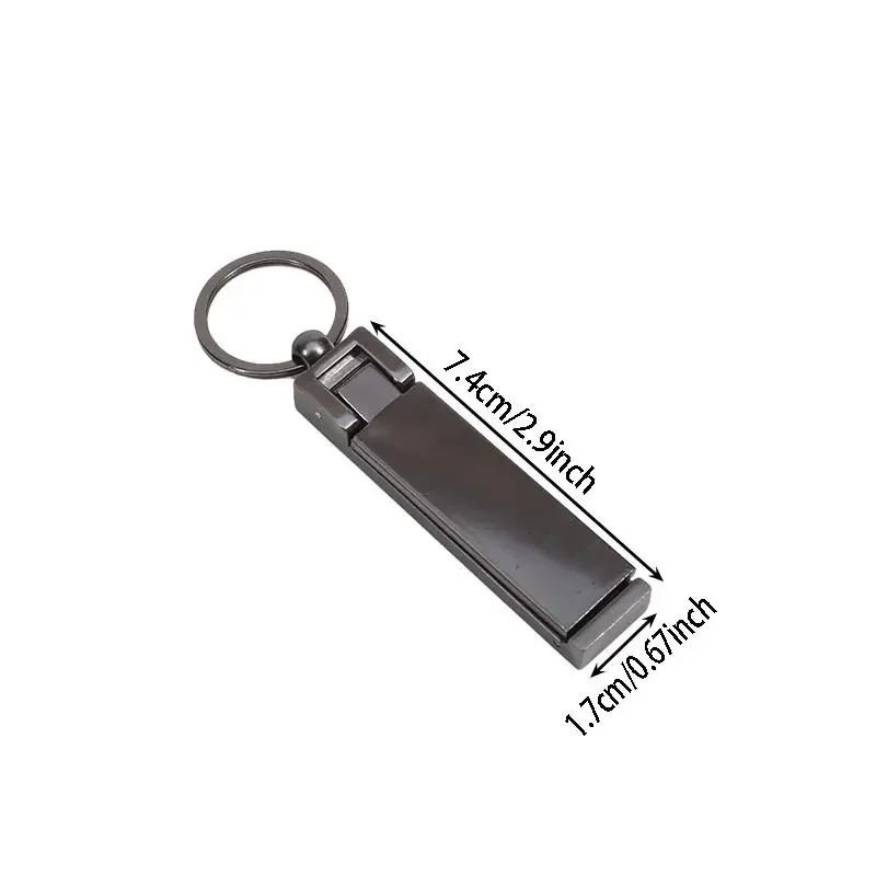 Multi Functional Metal Keychain Lazy Phone Holder Desk Side Hanging Bag Magic Tool Portable Sturdy Durable Pendant.
